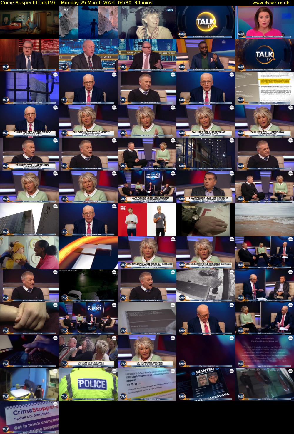 Crime Suspect (TalkTV) Monday 25 March 2024 04:30 - 05:00