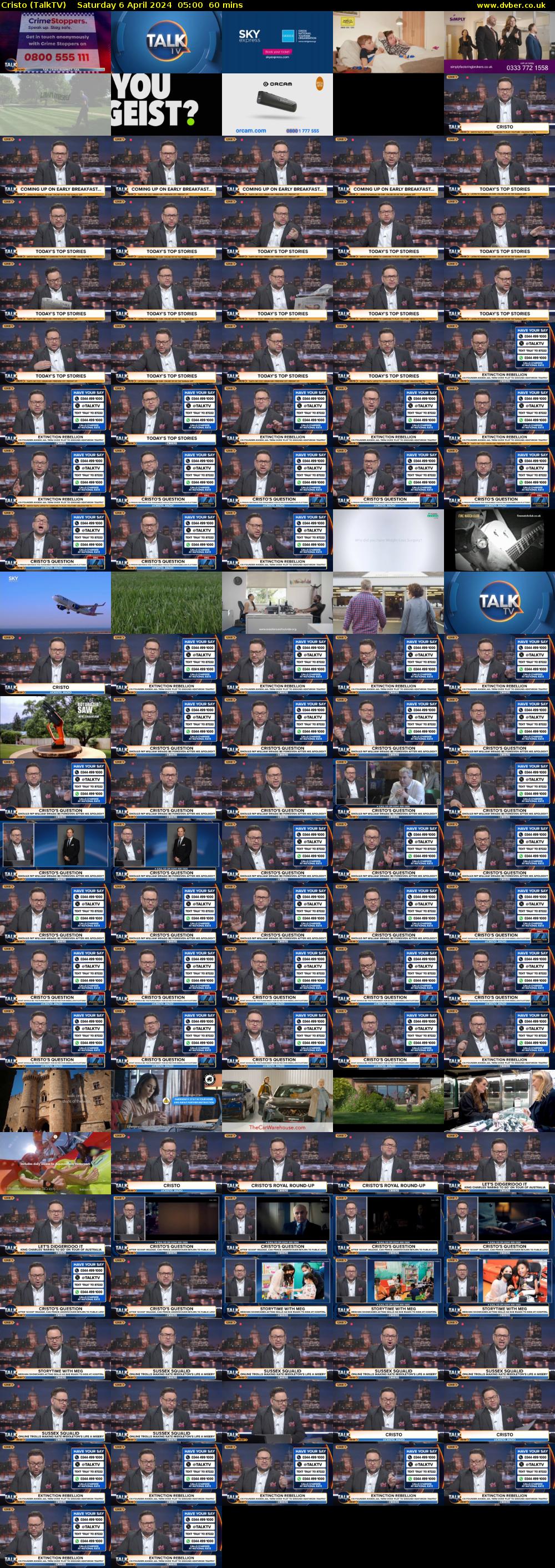 Cristo (TalkTV) Saturday 6 April 2024 05:00 - 06:00