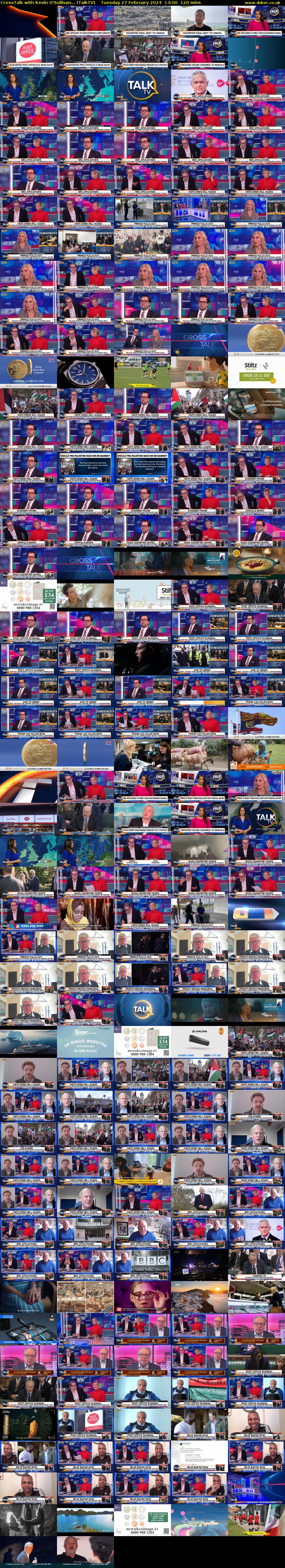 CrossTalk with Kevin O'Sullivan... (TalkTV) Tuesday 27 February 2024 13:00 - 15:00