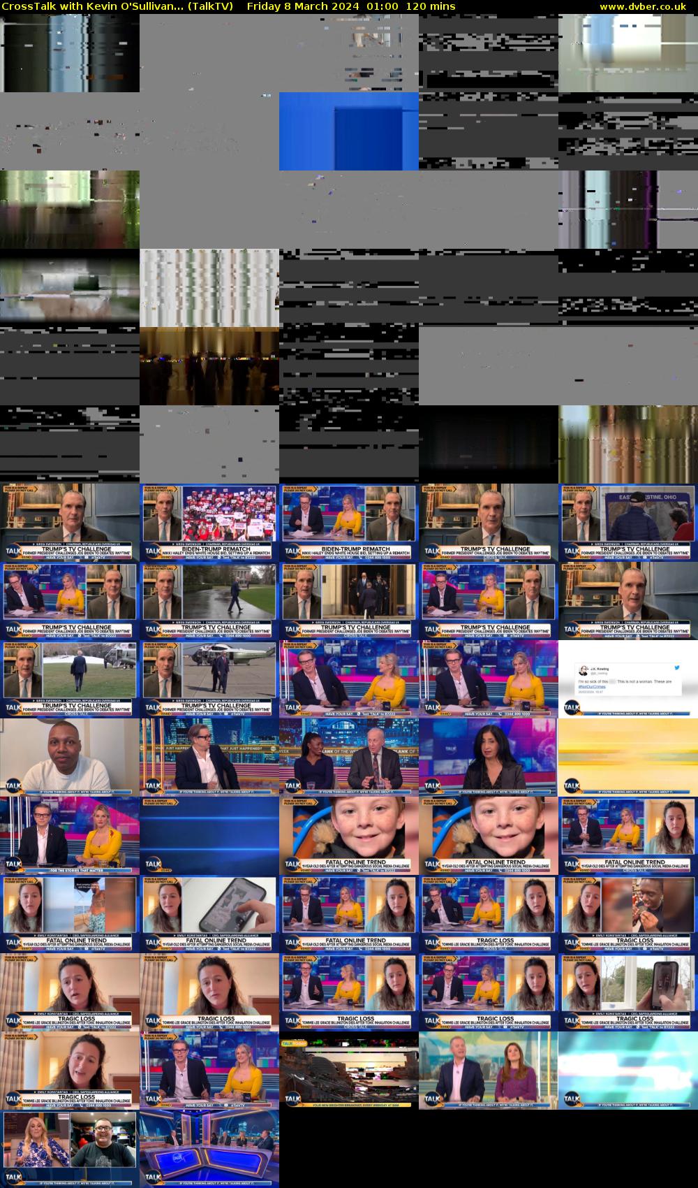 CrossTalk with Kevin O'Sullivan... (TalkTV) Friday 8 March 2024 01:00 - 03:00