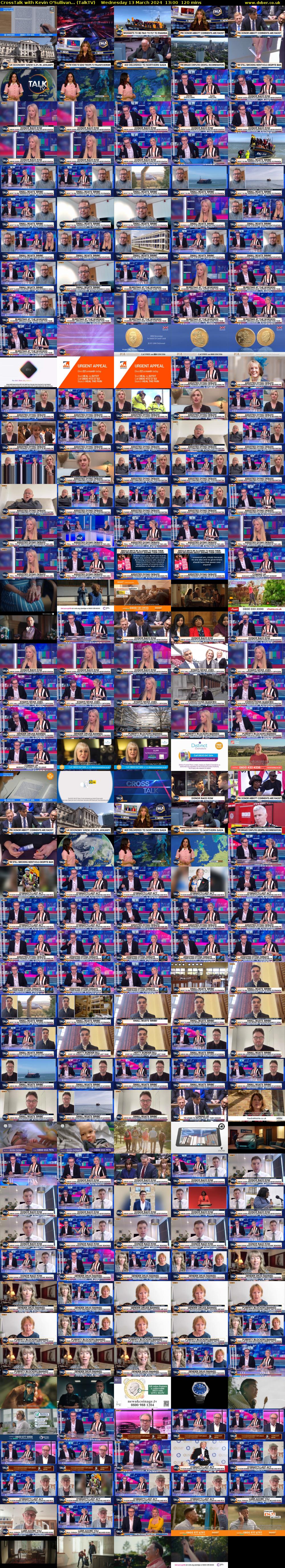 CrossTalk with Kevin O'Sullivan... (TalkTV) Wednesday 13 March 2024 13:00 - 15:00