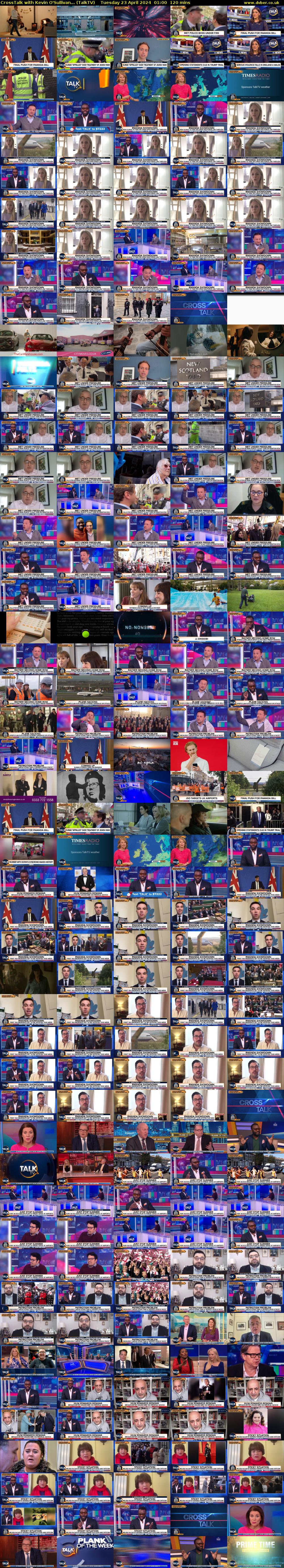 CrossTalk with Kevin O'Sullivan... (TalkTV) Tuesday 23 April 2024 01:00 - 03:00