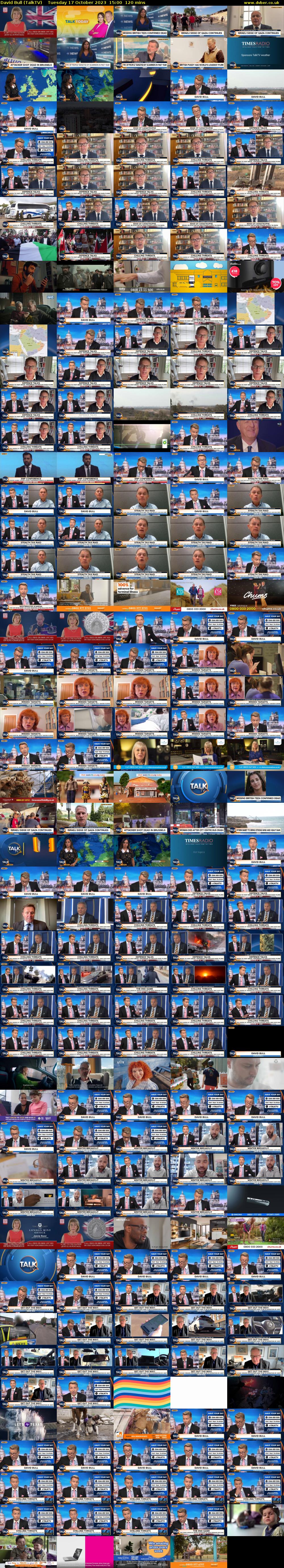 David Bull (TalkTV) Tuesday 17 October 2023 15:00 - 17:00