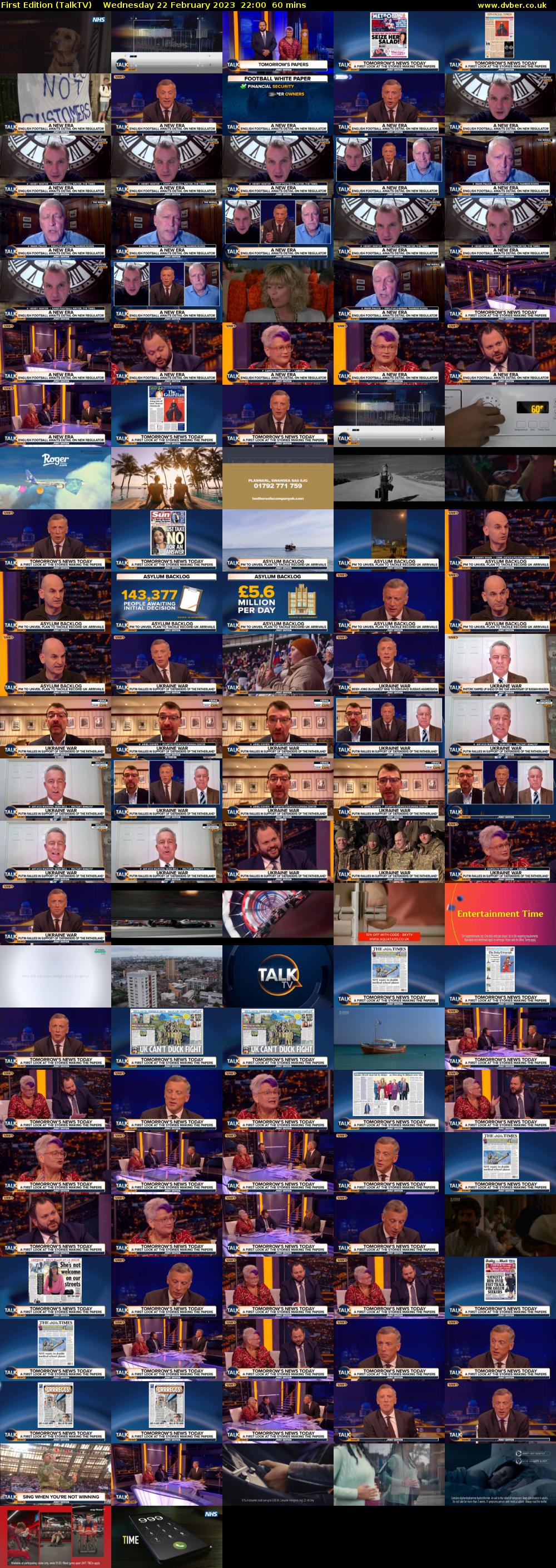 First Edition (TalkTV) Wednesday 22 February 2023 22:00 - 23:00