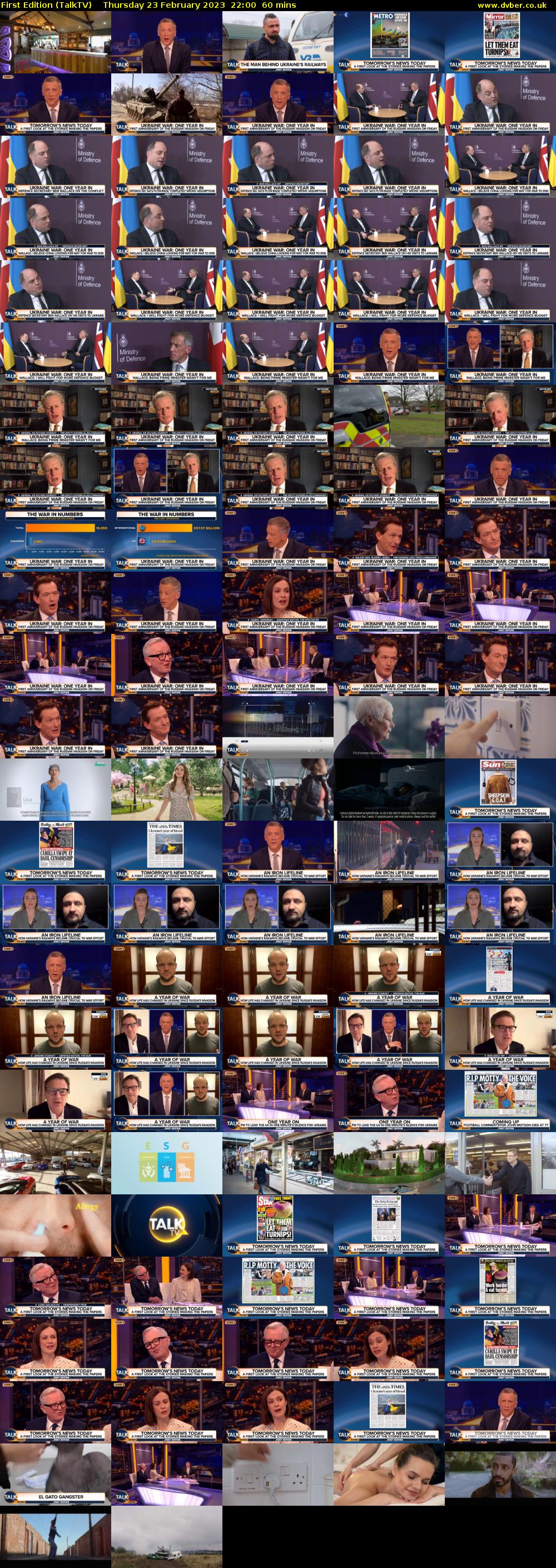 First Edition (TalkTV) Thursday 23 February 2023 22:00 - 23:00