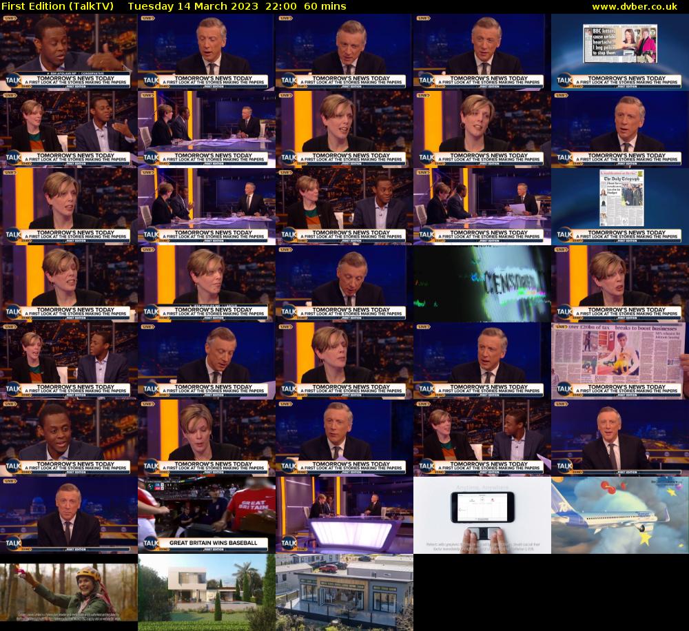 First Edition (TalkTV) Tuesday 14 March 2023 22:00 - 23:00