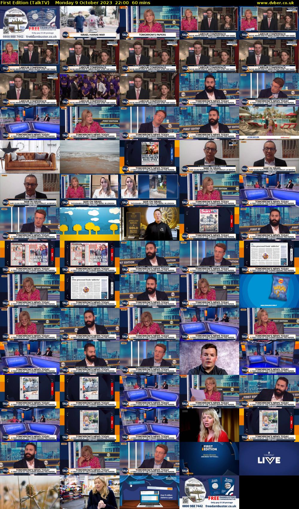 First Edition (TalkTV) Monday 9 October 2023 22:00 - 23:00