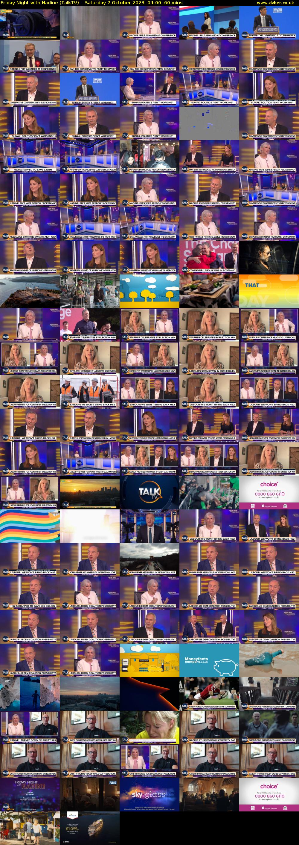 Friday Night with Nadine (TalkTV) Saturday 7 October 2023 04:00 - 05:00