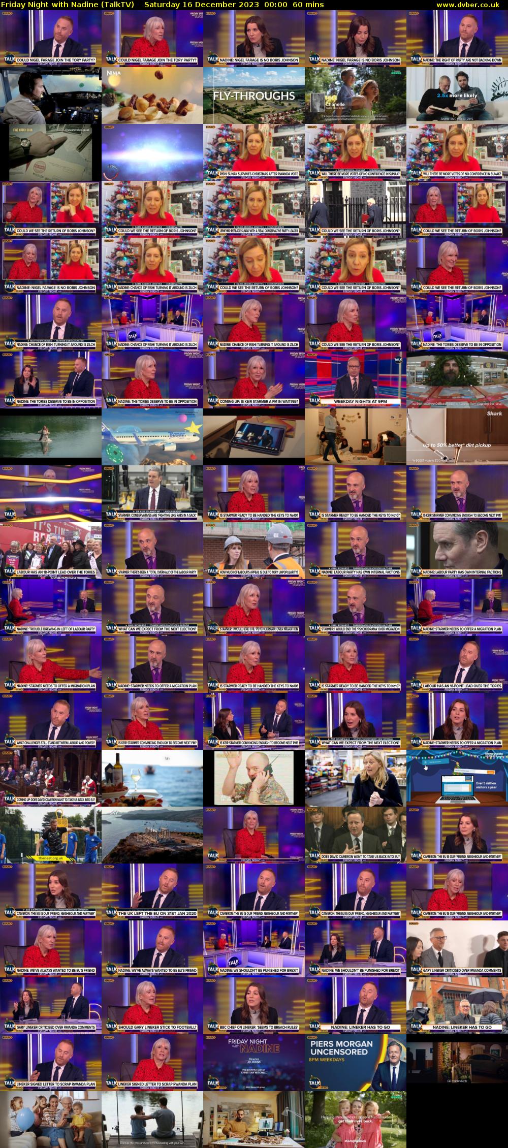 Friday Night with Nadine (TalkTV) Saturday 16 December 2023 00:00 - 01:00