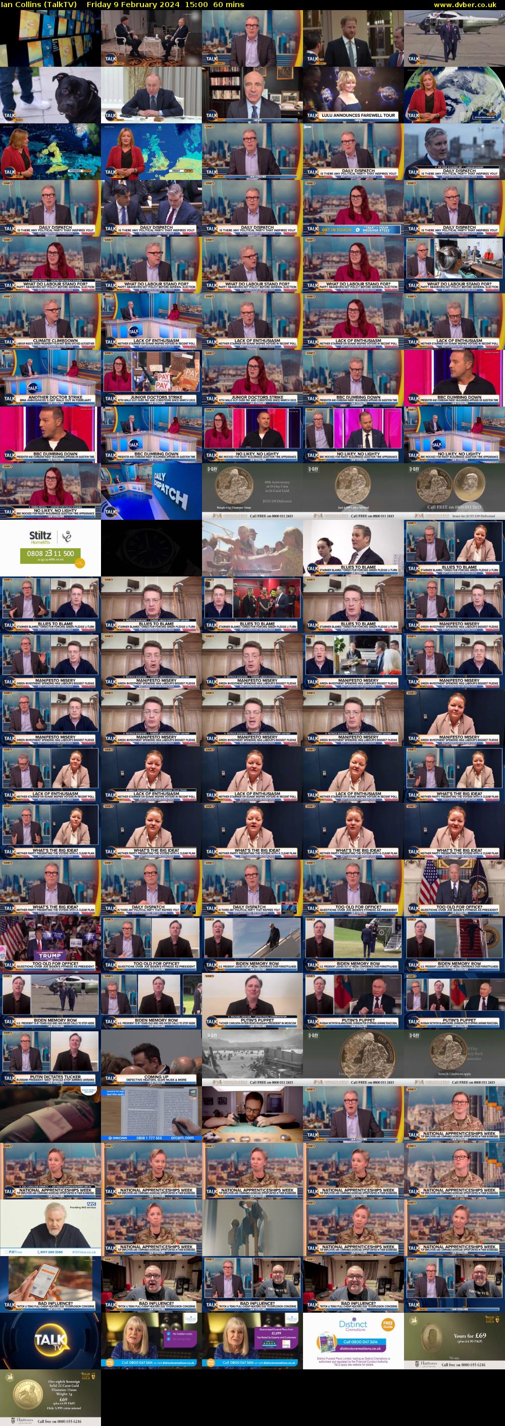 Ian Collins (TalkTV) Friday 9 February 2024 15:00 - 16:00