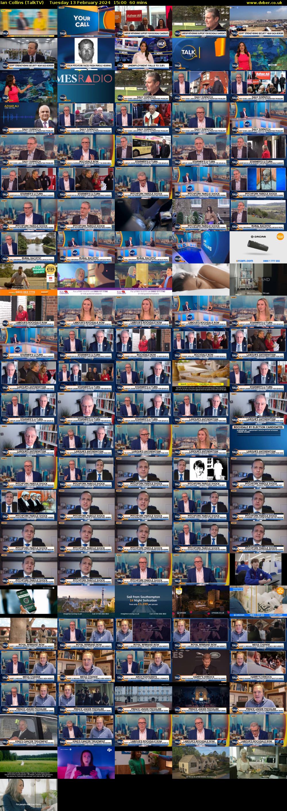 Ian Collins (TalkTV) Tuesday 13 February 2024 15:00 - 16:00