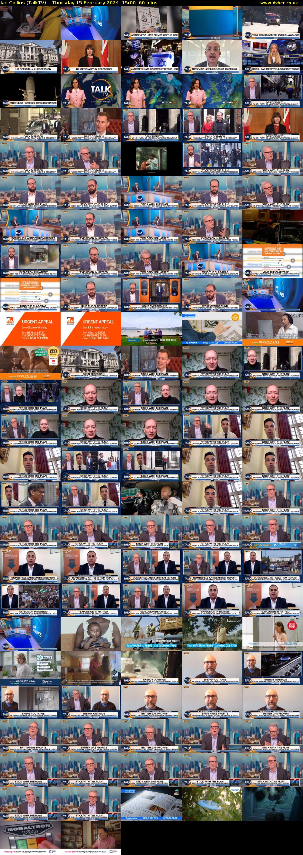 Ian Collins (TalkTV) Thursday 15 February 2024 15:00 - 16:00