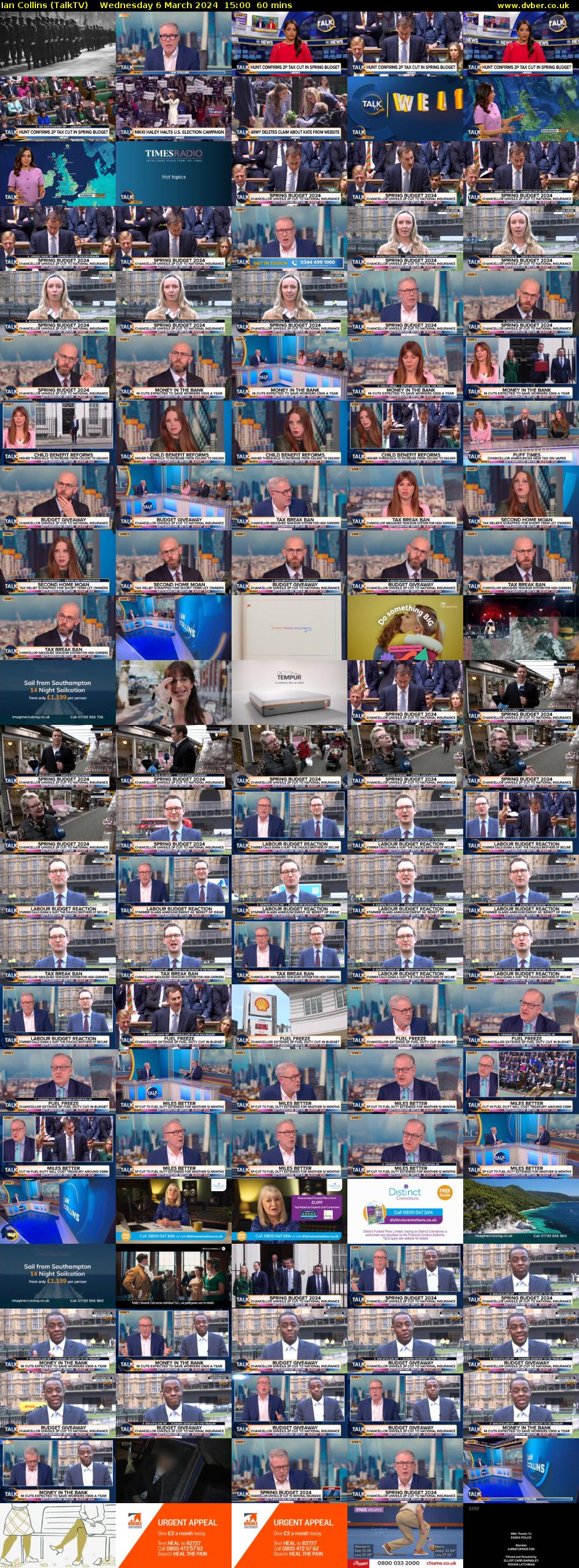 Ian Collins (TalkTV) Wednesday 6 March 2024 15:00 - 16:00