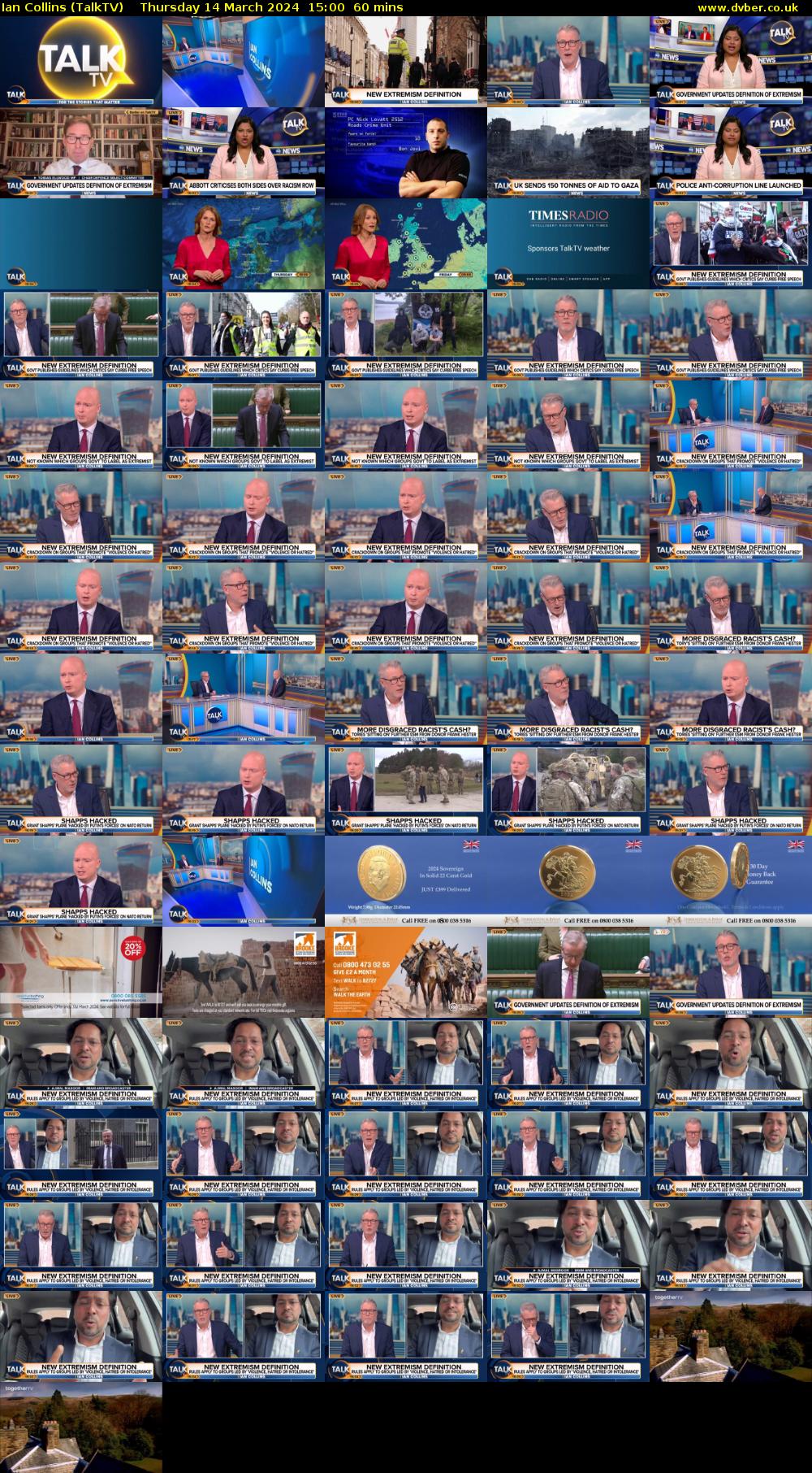 Ian Collins (TalkTV) Thursday 14 March 2024 15:00 - 16:00