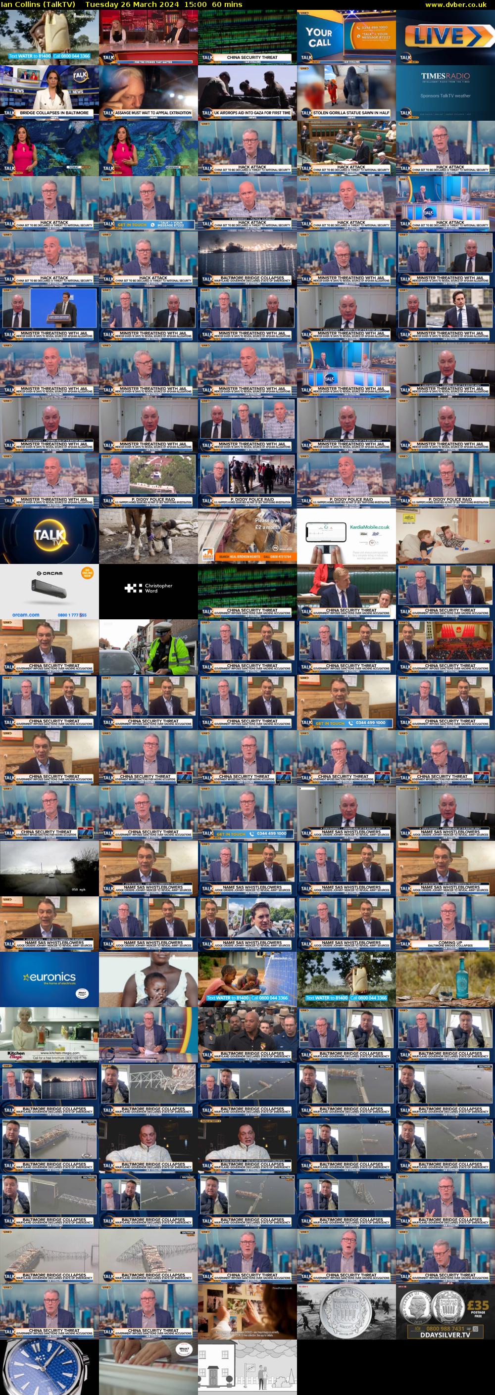 Ian Collins (TalkTV) Tuesday 26 March 2024 15:00 - 16:00