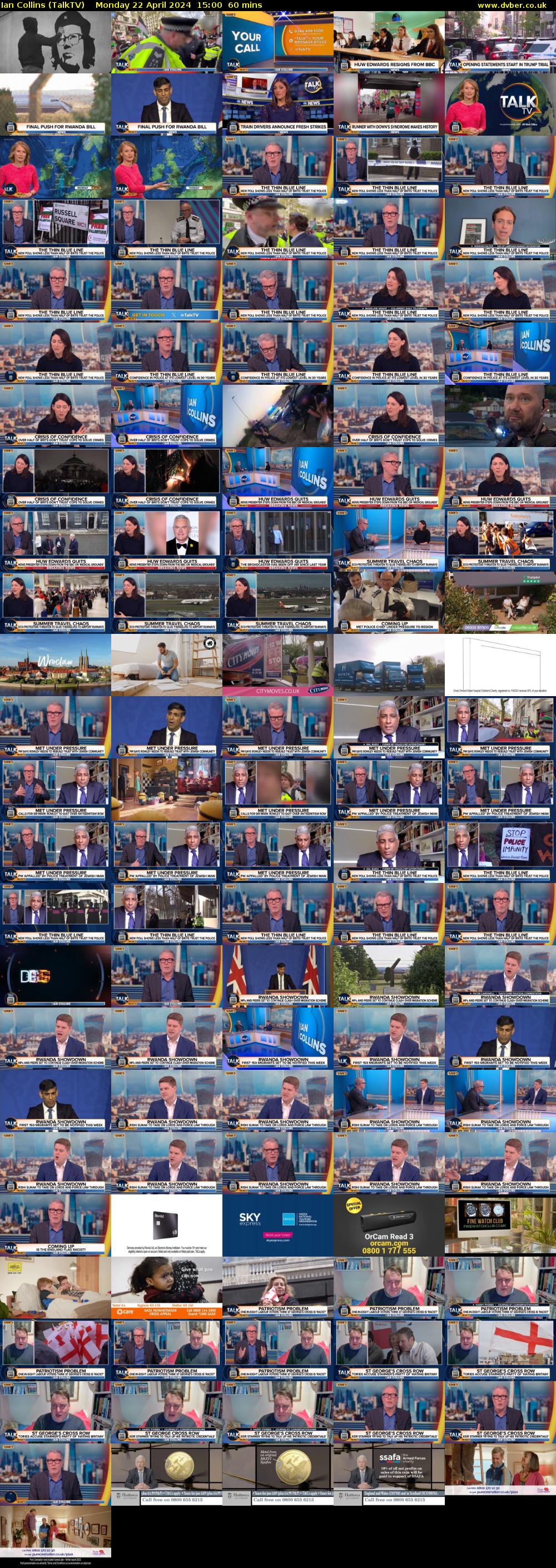 Ian Collins (TalkTV) Monday 22 April 2024 15:00 - 16:00
