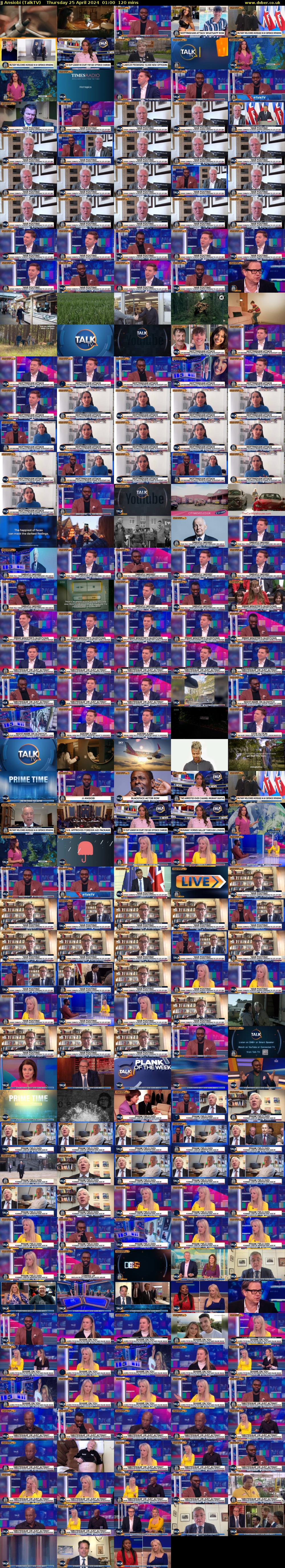 JJ Ansiobi (TalkTV) Thursday 25 April 2024 01:00 - 03:00