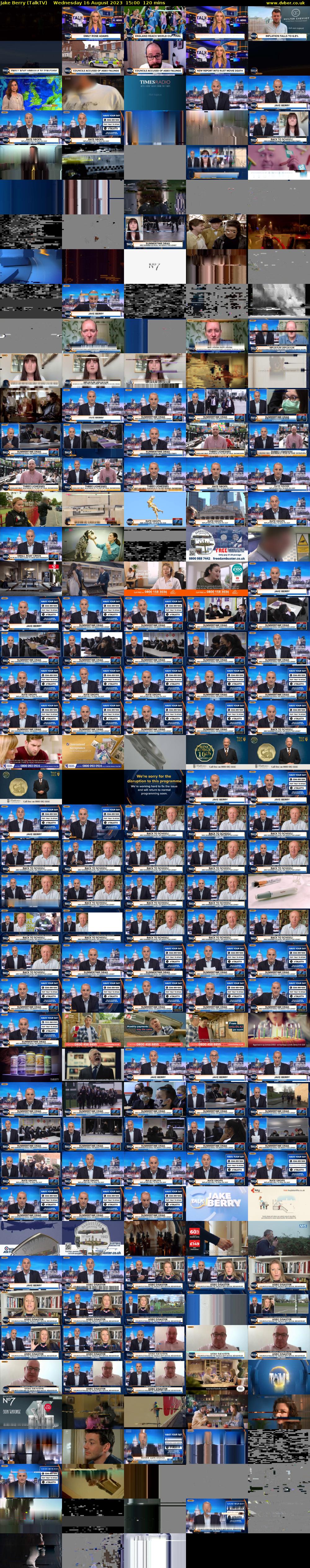Jake Berry (TalkTV) Wednesday 16 August 2023 15:00 - 17:00