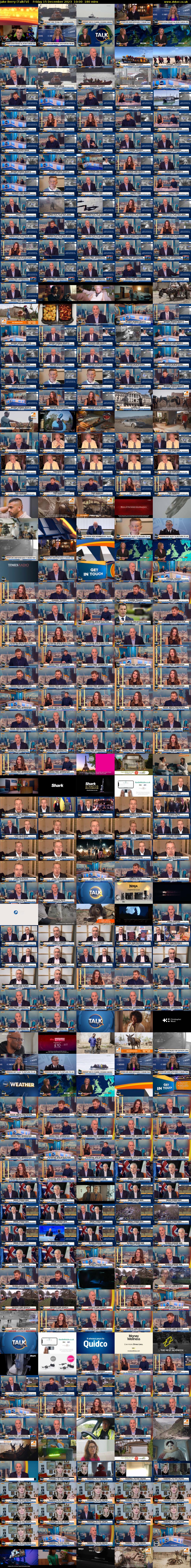 Jake Berry (TalkTV) Friday 15 December 2023 10:00 - 13:00
