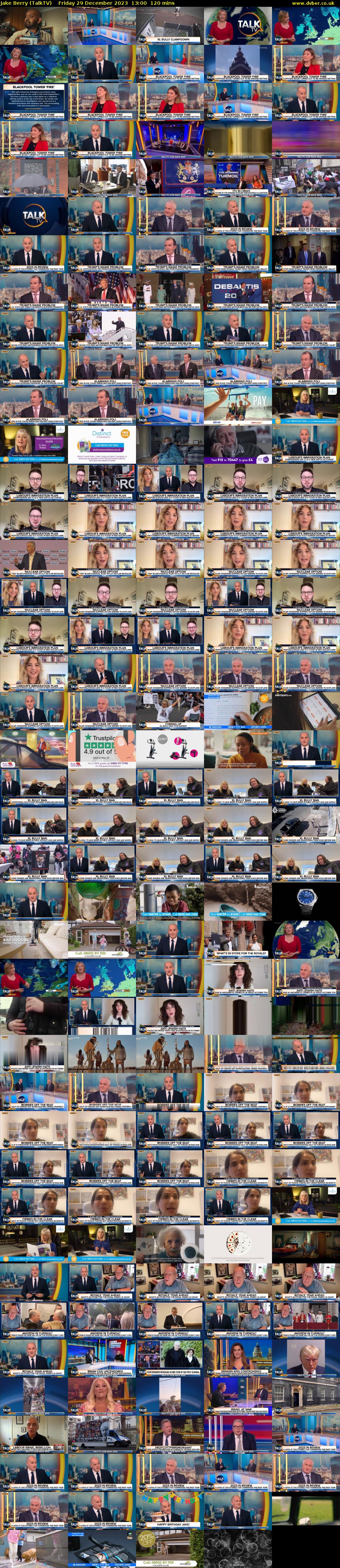 Jake Berry (TalkTV) Friday 29 December 2023 13:00 - 15:00