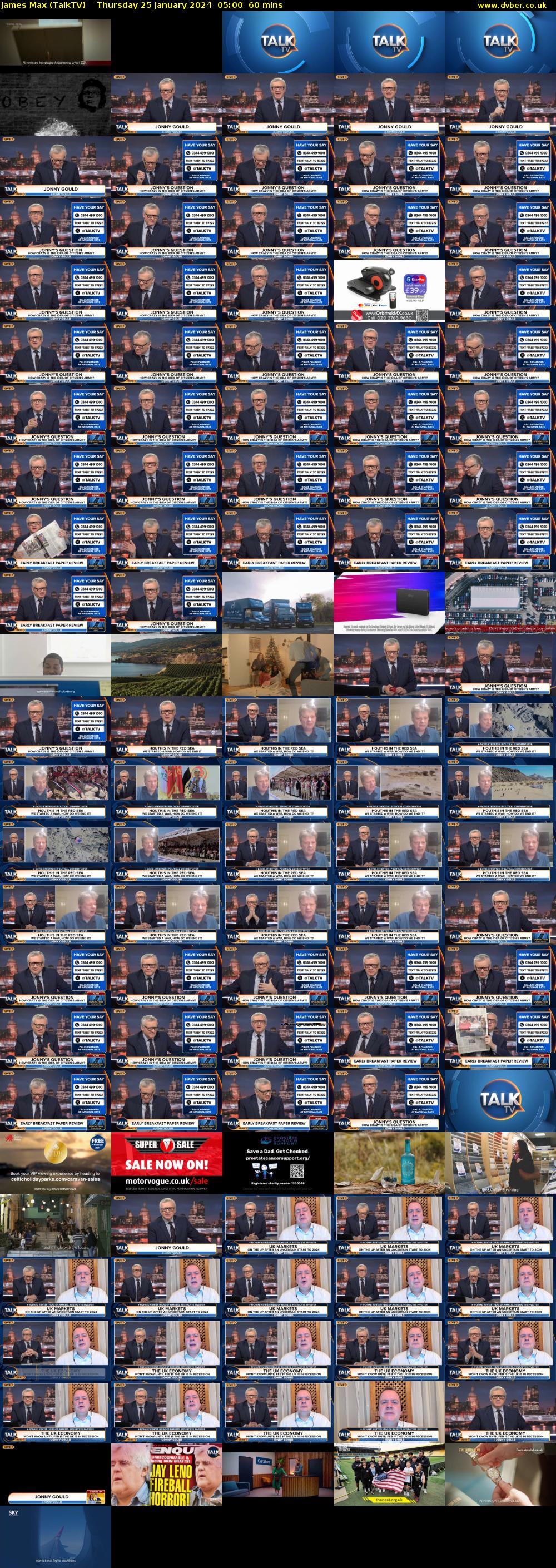 James Max (TalkTV) Thursday 25 January 2024 05:00 - 06:00