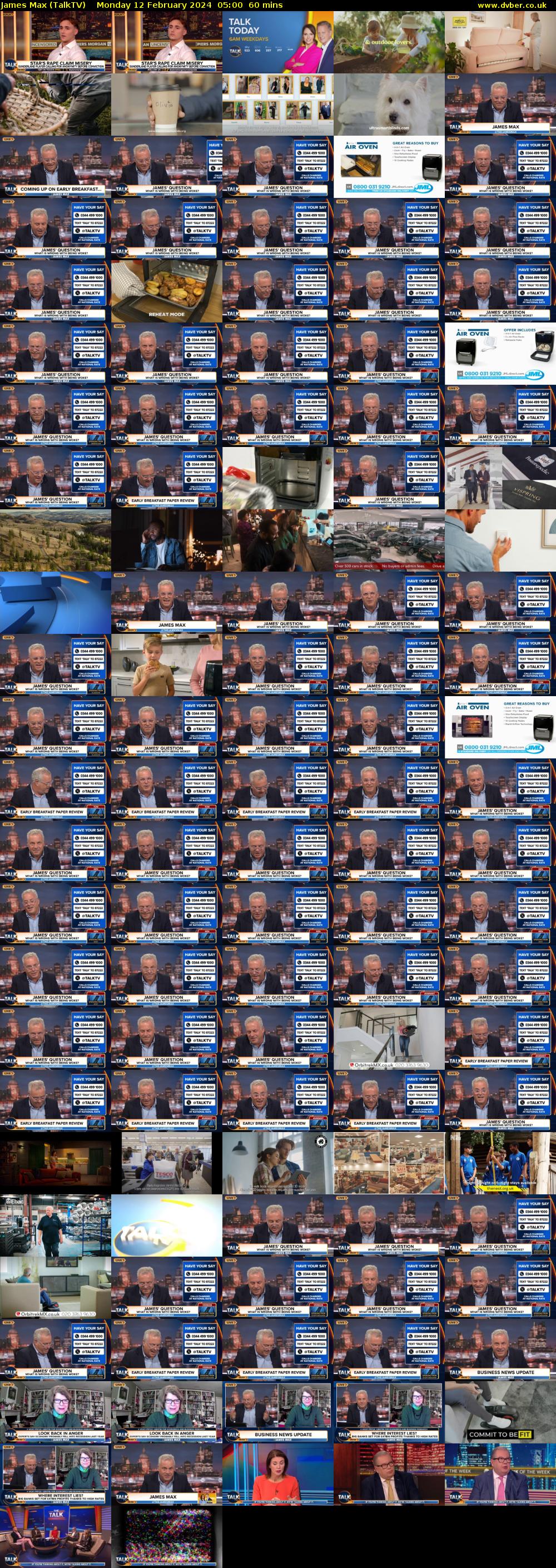 James Max (TalkTV) Monday 12 February 2024 05:00 - 06:00