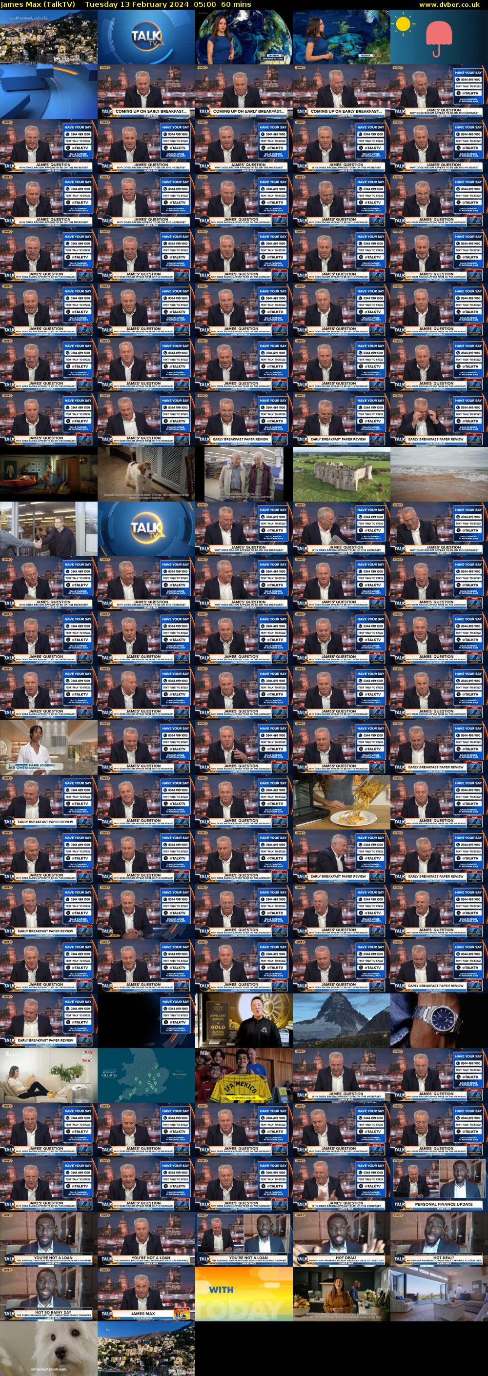 James Max (TalkTV) Tuesday 13 February 2024 05:00 - 06:00