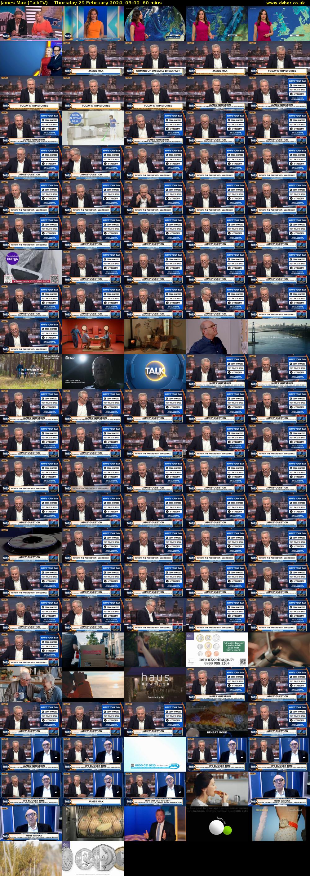 James Max (TalkTV) Thursday 29 February 2024 05:00 - 06:00