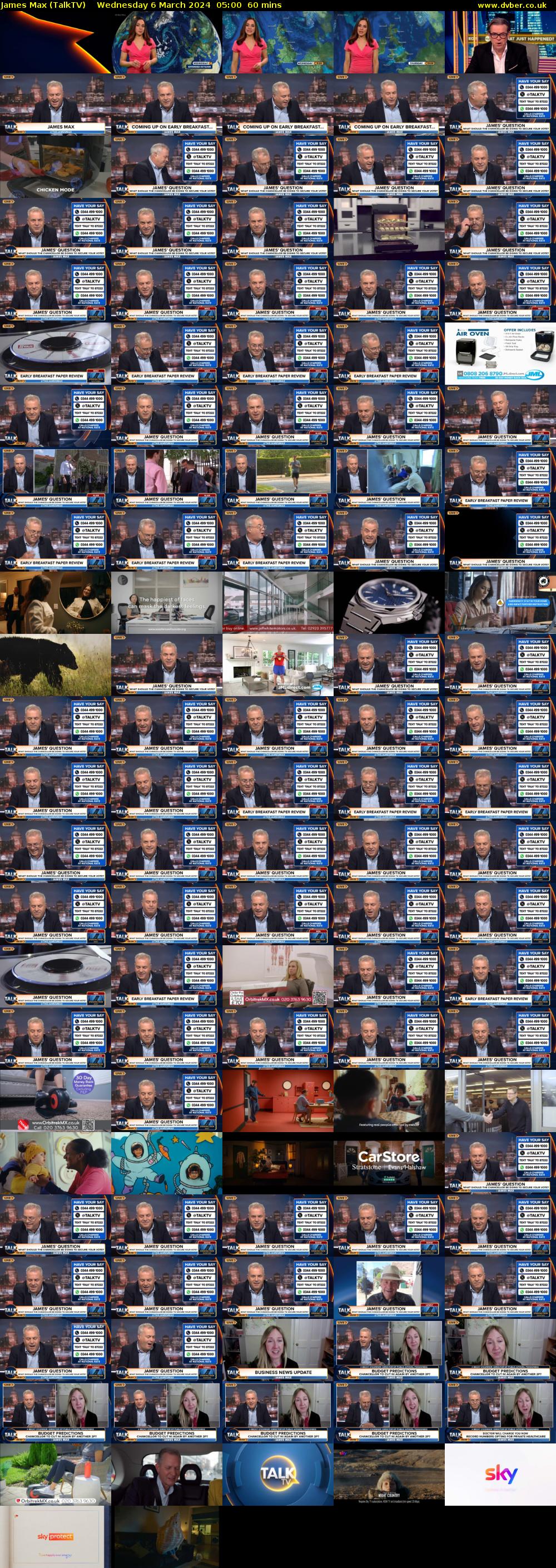 James Max (TalkTV) Wednesday 6 March 2024 05:00 - 06:00
