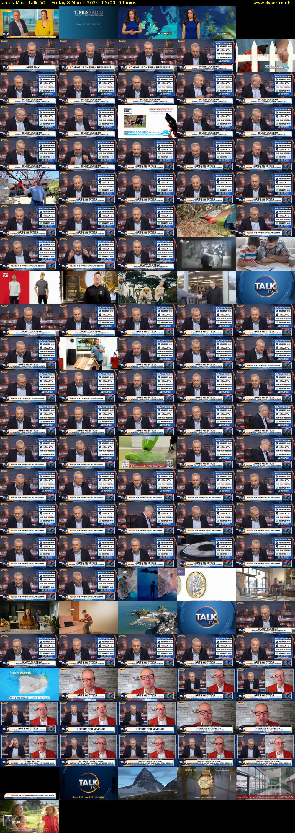James Max (TalkTV) Friday 8 March 2024 05:00 - 06:00