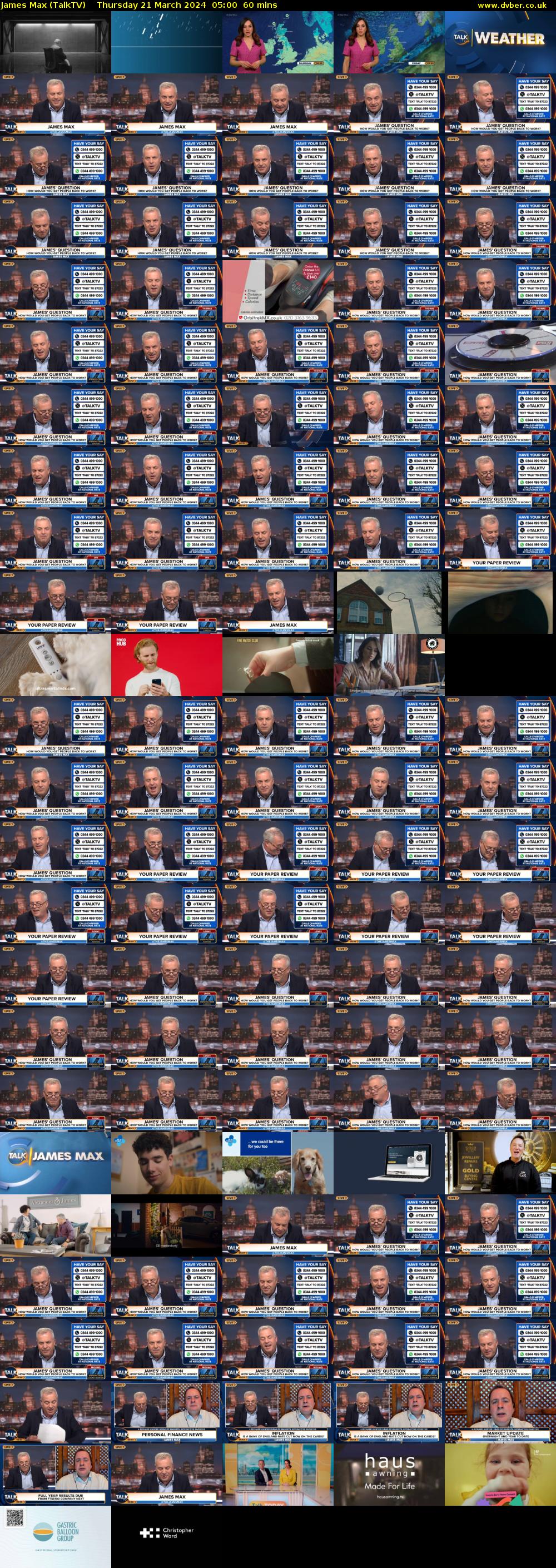 James Max (TalkTV) Thursday 21 March 2024 05:00 - 06:00