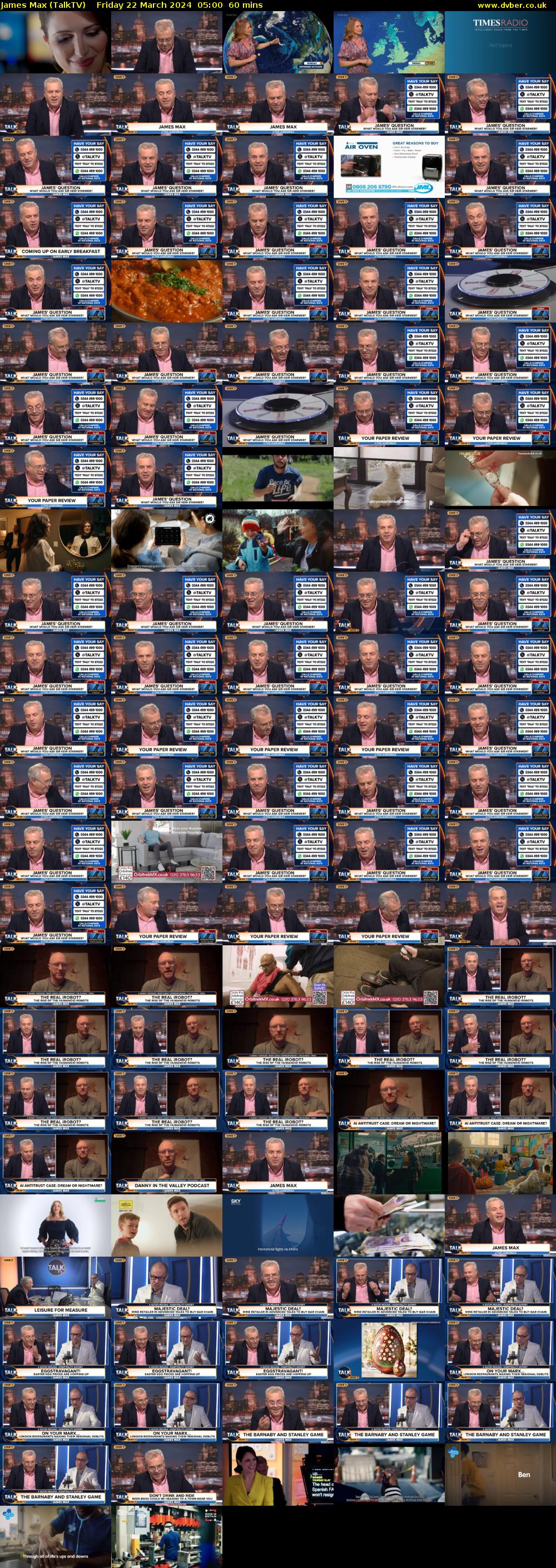 James Max (TalkTV) Friday 22 March 2024 05:00 - 06:00