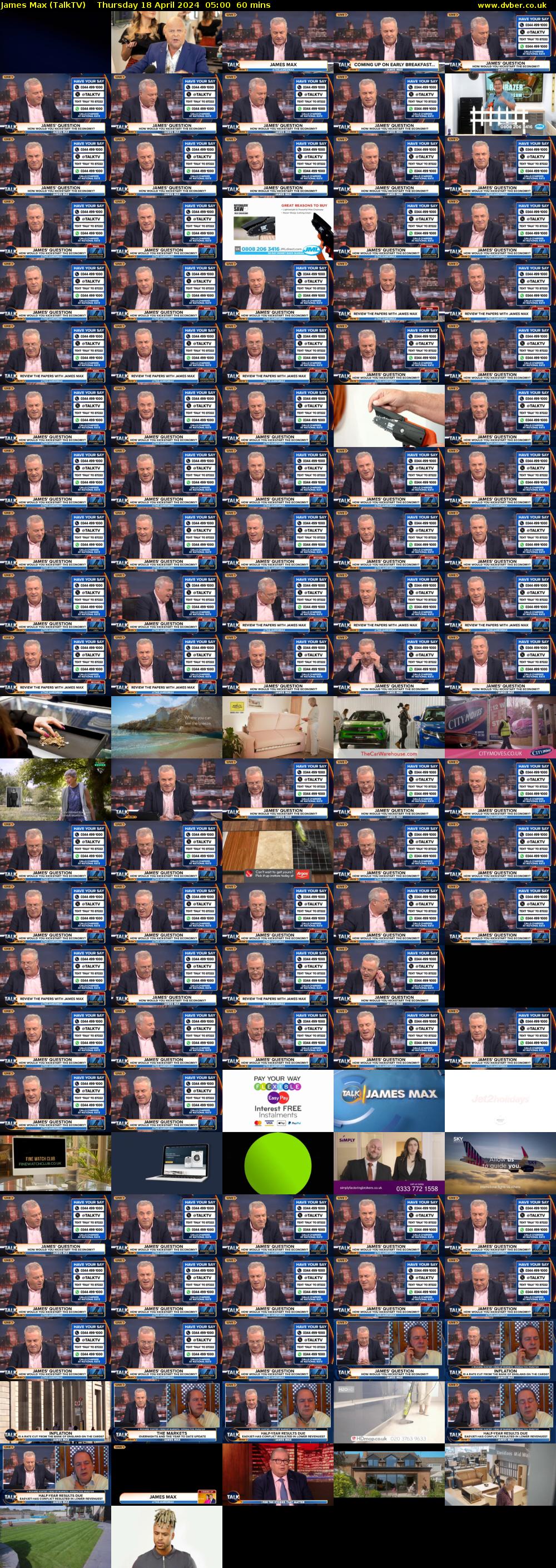 James Max (TalkTV) Thursday 18 April 2024 05:00 - 06:00