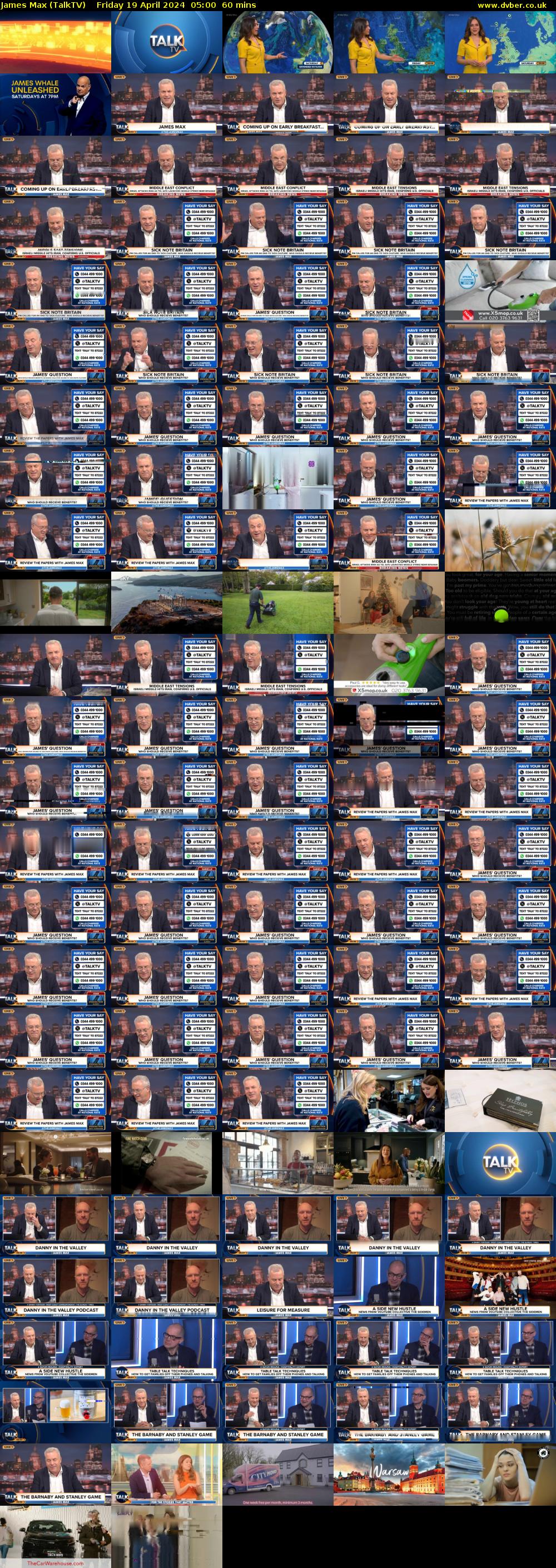 James Max (TalkTV) Friday 19 April 2024 05:00 - 06:00