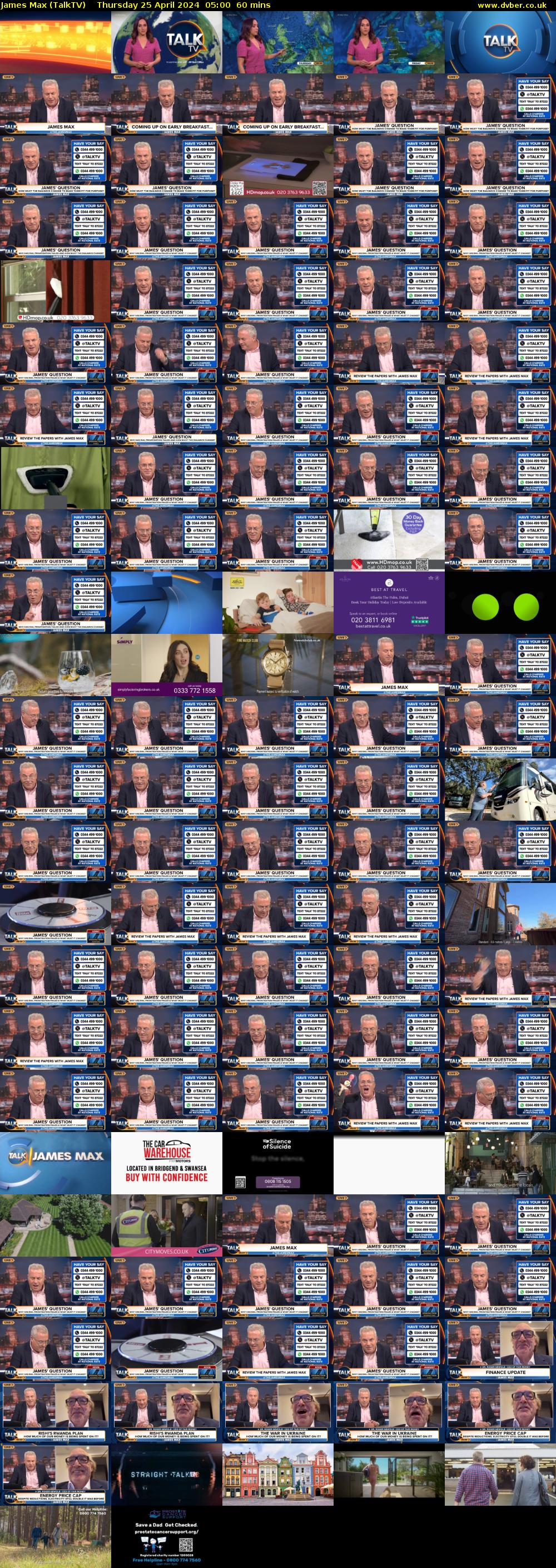 James Max (TalkTV) Thursday 25 April 2024 05:00 - 06:00