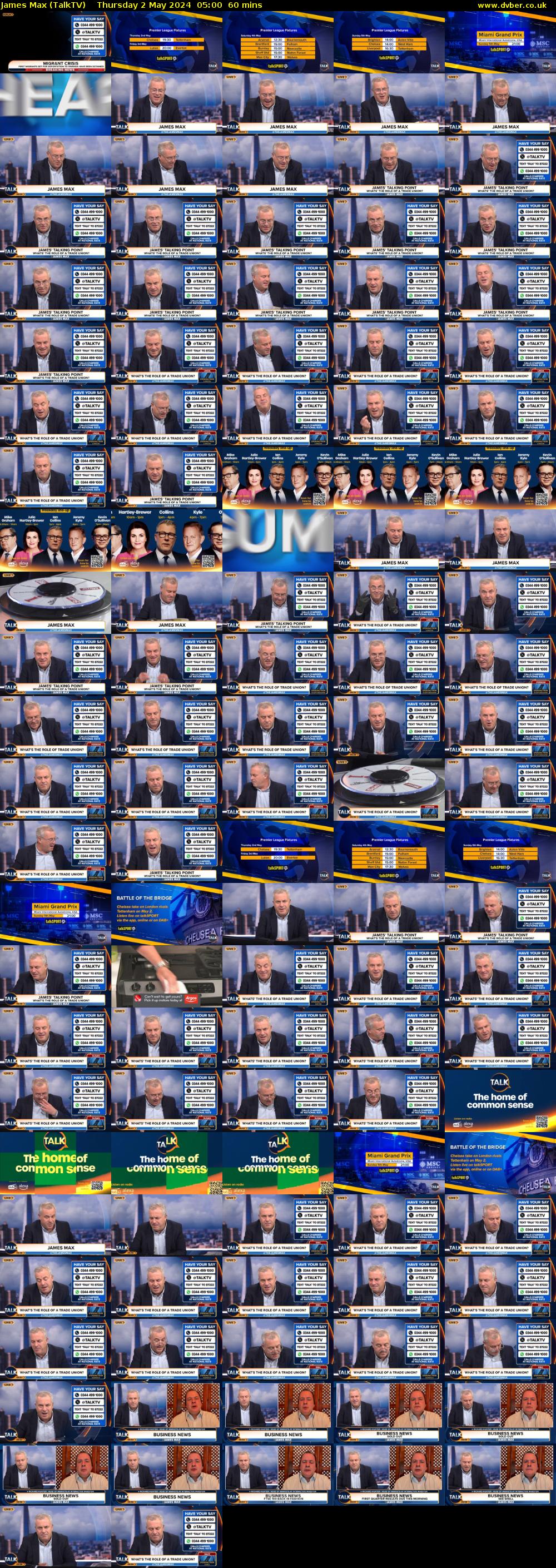 James Max (TalkTV) Thursday 2 May 2024 05:00 - 06:00