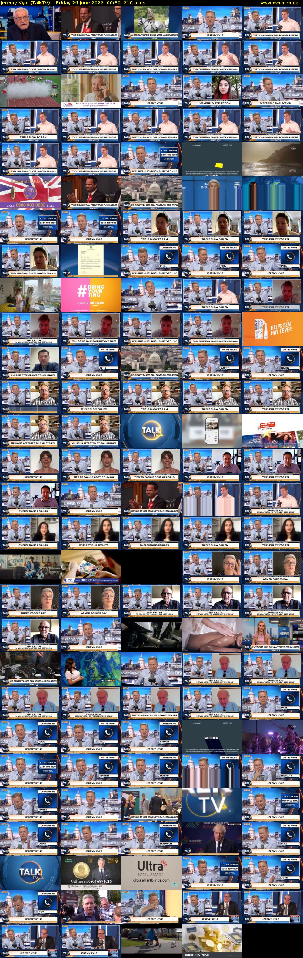 Jeremy Kyle (TalkTV) Friday 24 June 2022 06:30 - 10:00