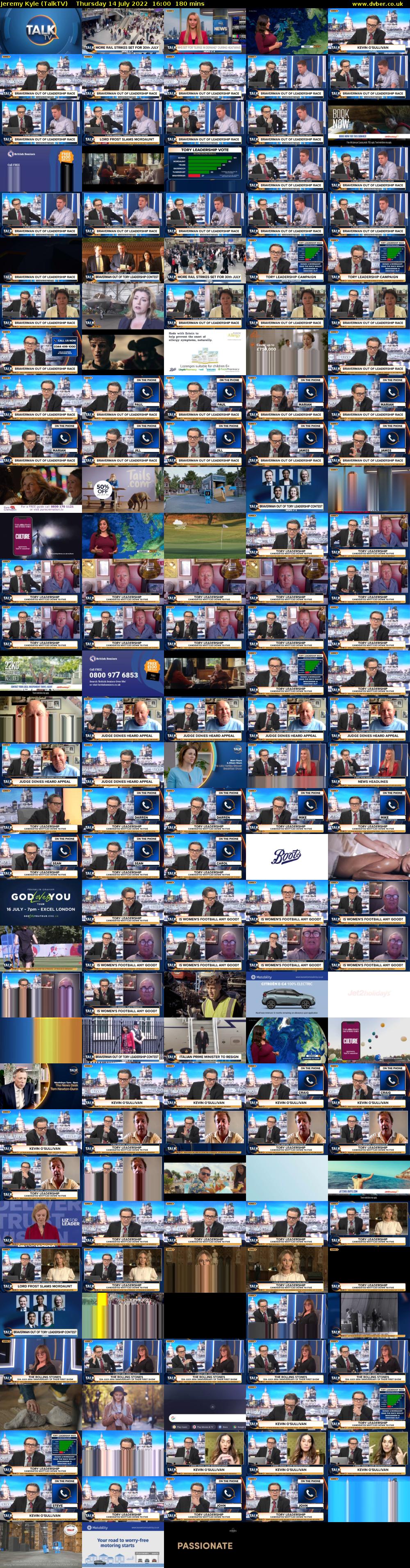 Jeremy Kyle (TalkTV) Thursday 14 July 2022 16:00 - 19:00