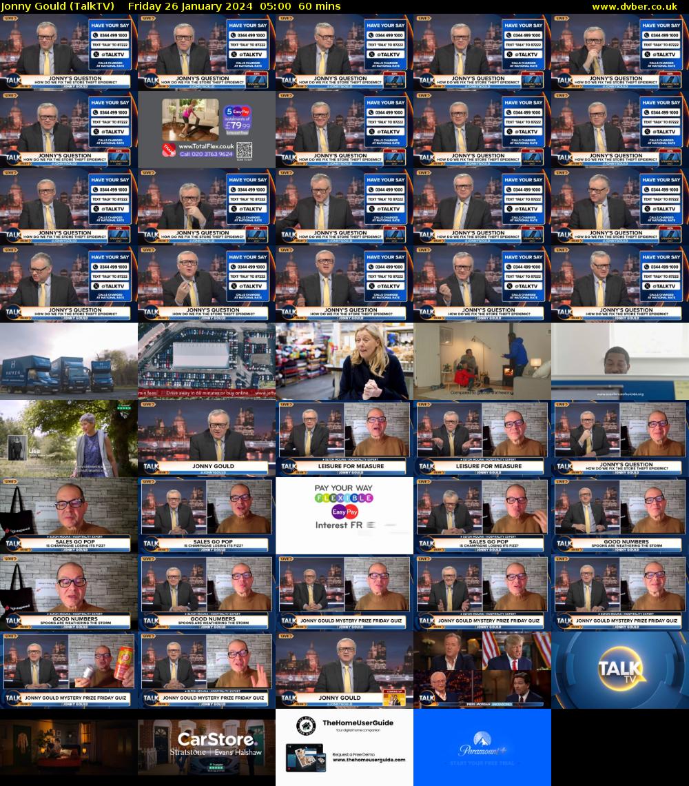 Jonny Gould (TalkTV) Friday 26 January 2024 05:00 - 06:00