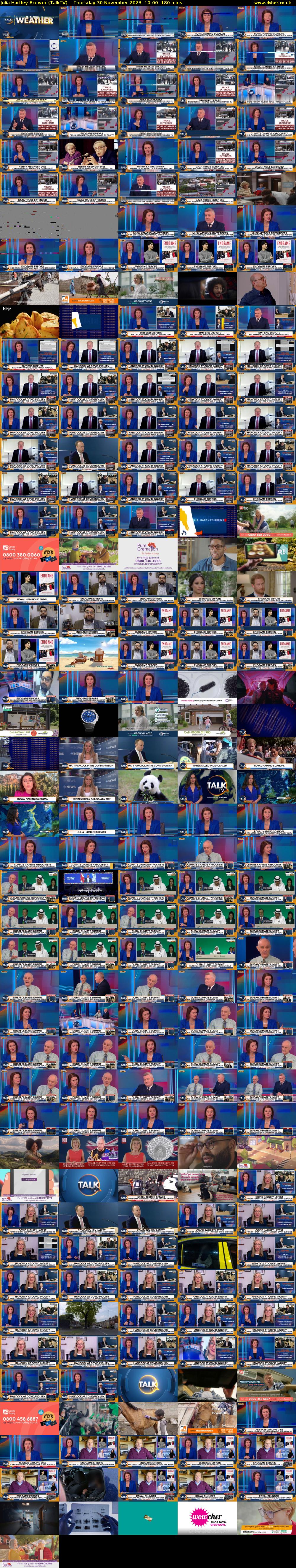 Julia Hartley-Brewer (TalkTV) Thursday 30 November 2023 10:00 - 13:00