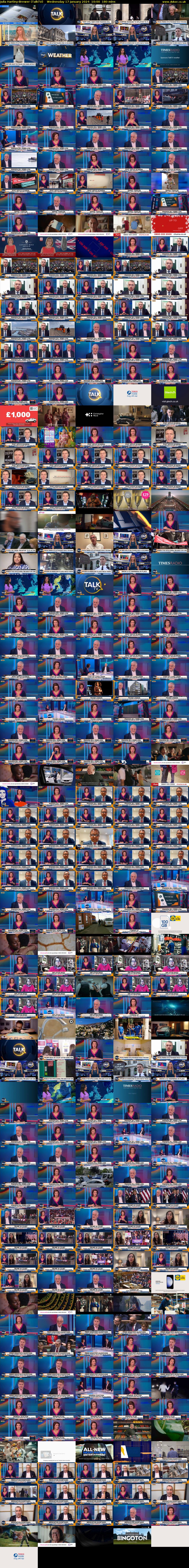 Julia Hartley-Brewer (TalkTV) Wednesday 17 January 2024 10:00 - 13:00