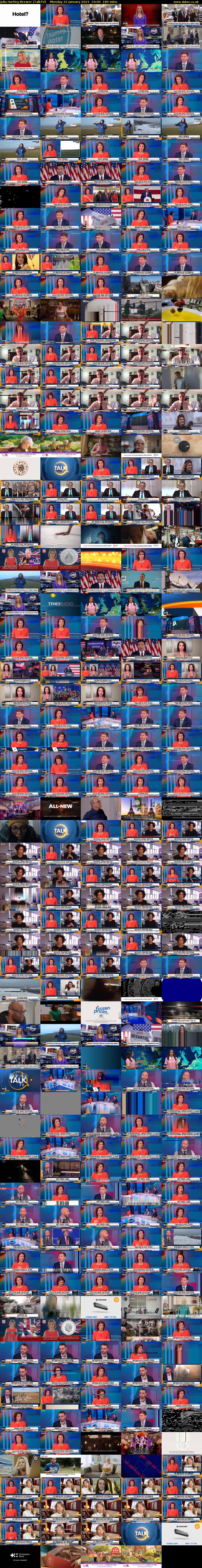 Julia Hartley-Brewer (TalkTV) Monday 22 January 2024 10:00 - 13:00