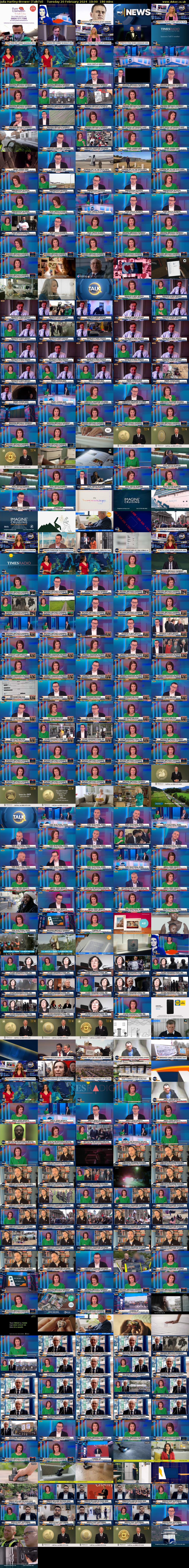 Julia Hartley-Brewer (TalkTV) Tuesday 20 February 2024 10:00 - 13:00