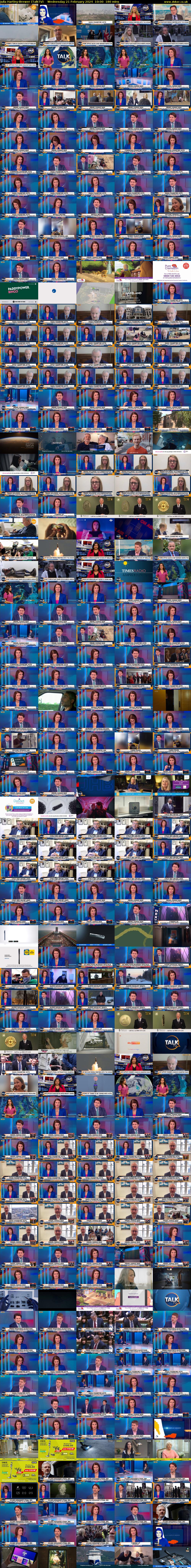 Julia Hartley-Brewer (TalkTV) Wednesday 21 February 2024 10:00 - 13:00