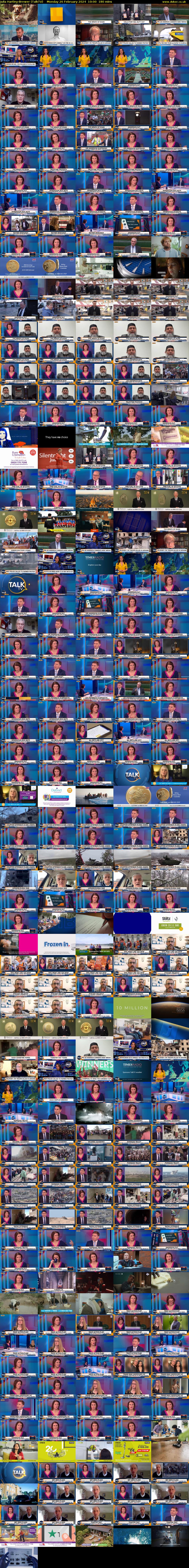 Julia Hartley-Brewer (TalkTV) Monday 26 February 2024 10:00 - 13:00