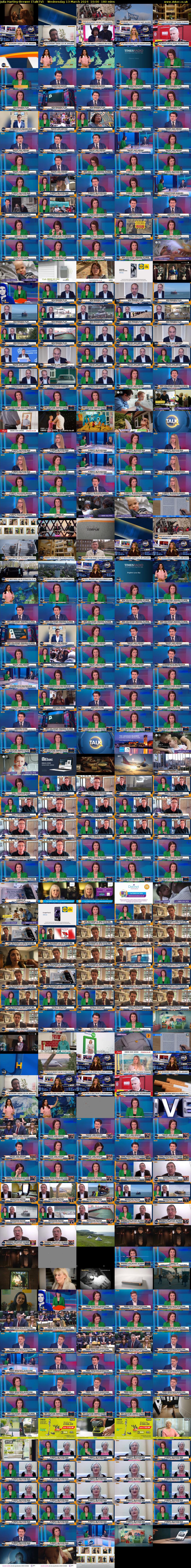 Julia Hartley-Brewer (TalkTV) Wednesday 13 March 2024 10:00 - 13:00