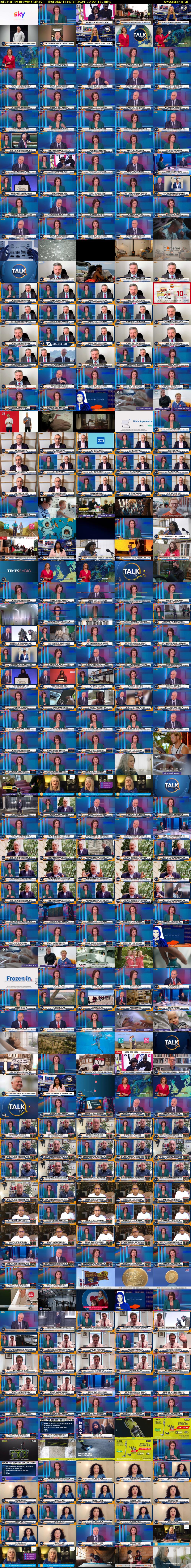 Julia Hartley-Brewer (TalkTV) Thursday 14 March 2024 10:00 - 13:00