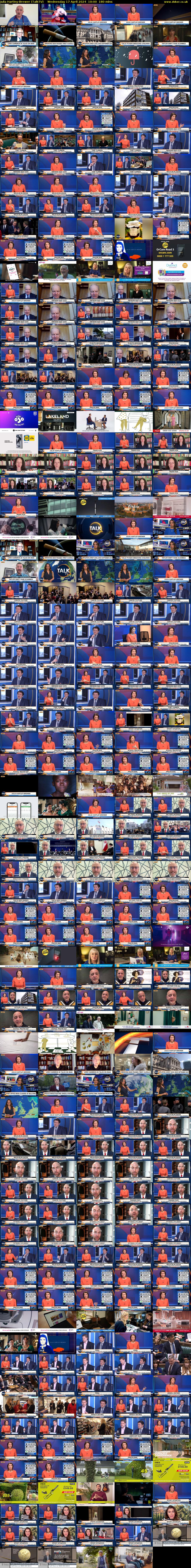 Julia Hartley-Brewer (TalkTV) Wednesday 17 April 2024 10:00 - 13:00