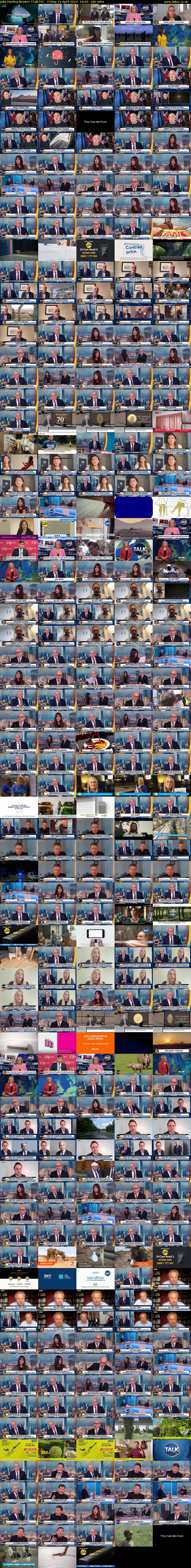 Julia Hartley-Brewer (TalkTV) Friday 19 April 2024 10:00 - 13:00