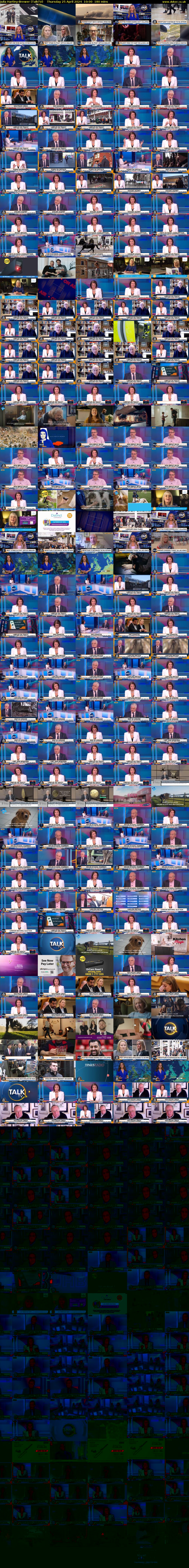 Julia Hartley-Brewer (TalkTV) Thursday 25 April 2024 10:00 - 13:00
